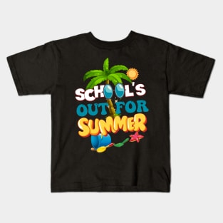 School's Out For Summer Kids T-Shirt